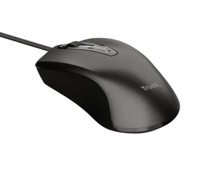 TRUST WIRED MOUSE STANDARD SIZE 1200 DPI  24657