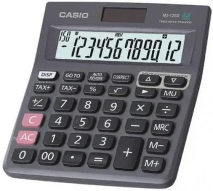 CASIO CALCULATOR 12 DIGIT MJ-120D