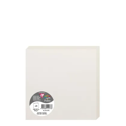 Pollen Cards 160x160mm (210gr) PEARL GREY