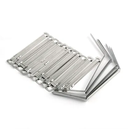 B/R/FOSKA  PAPER FASTENER (50 PCS) SILVER FST10010