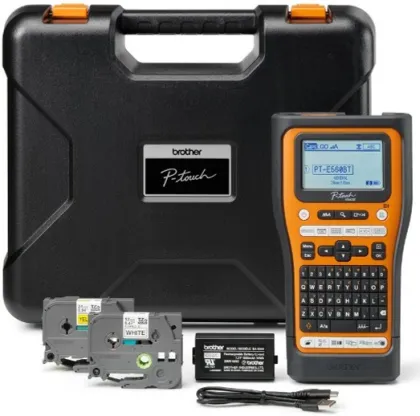 Brother Portable industrial label printer with Bluetooth and automatic cutter up to 24 mm