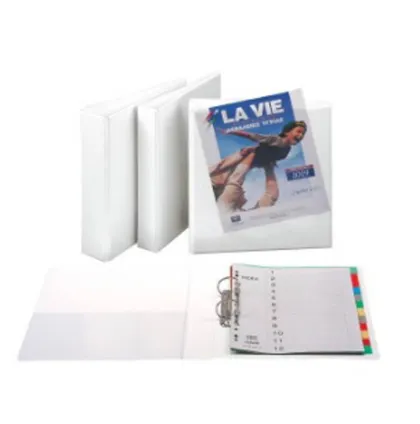 B/R PRESENTATION BINDER 2D RINGS 3CM FOR 100 SHEETS 10027