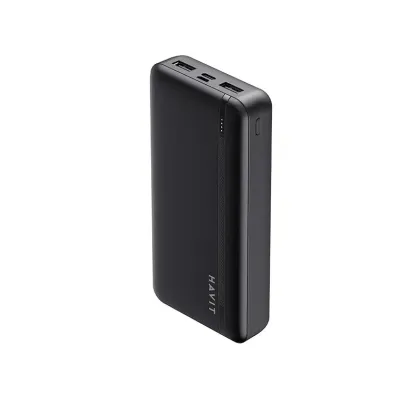 HAVIT POWERBANK WITH LED 2x USB-A  20000mAh BLACK PB91
