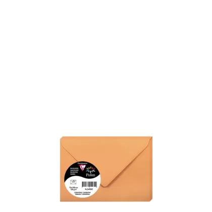 Pollen Envelopes 75x100mm (120gr) ORANGE