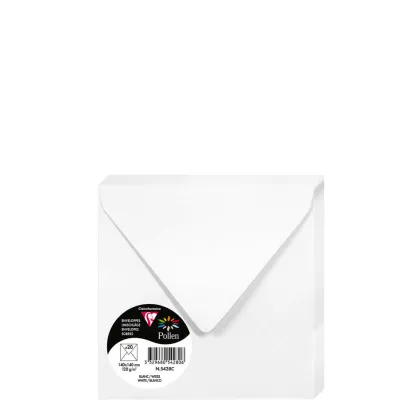 Pollen Envelopes 140x140mm (120gr) WHITE