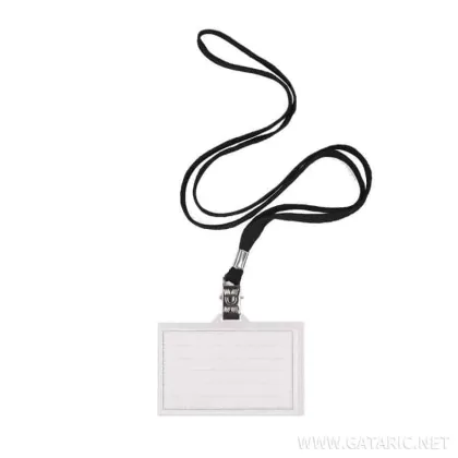 TTO NAME BADGE HOLDER &amp; LANYARD BLACK EACH 405444