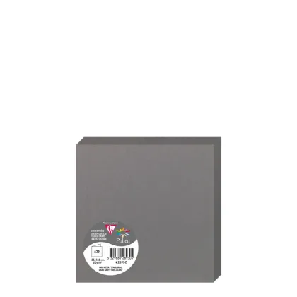 Pollen Cards 135x135mm (210gr) GREY DARK