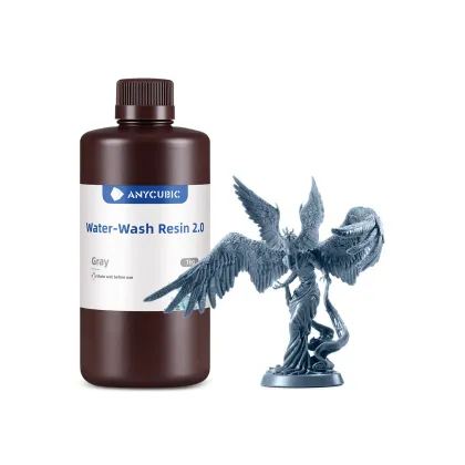 WASHABLE RESIN ANYCUBIC 3D V2.0 1KG HD GREY