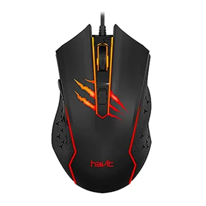 HAVIT WIRED GAMING MOUSE MS1027 BLACK/ORANGE