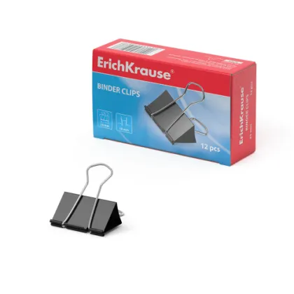 ERICHKRAUSE BINDER CLIPS 25mm (12pcs) 25087