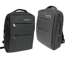 HAVIT NOTEBOOK BACKPACK 15.6" BLACK GREY H0026