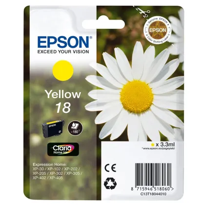 EPSON T18XL / T1814 ORIGINAL YELLOW INK