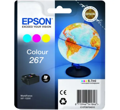 EPSON 267 ORIGINAL COLOUR INK
