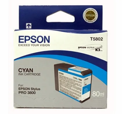 EPSON PRO 3800 T5802 ORIGINAL CYAN GRAPHICS