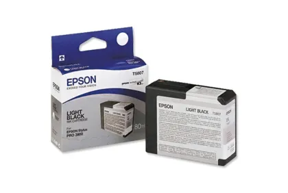EPSON PRO 3800 T5807 ORIGINAL LIGHT BLACK