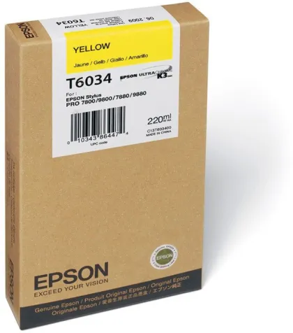 EPSON T6034 ORIGINAL YELLOW INK