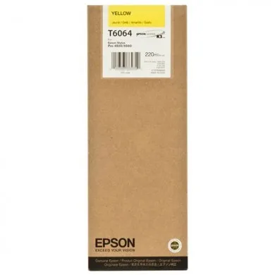 EPSON 4800/4880 Τ606400 YELLOW 220ML INK