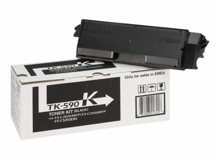 KYOCERA TK 590 ORIGINAL TONER BLACK FS-C2126