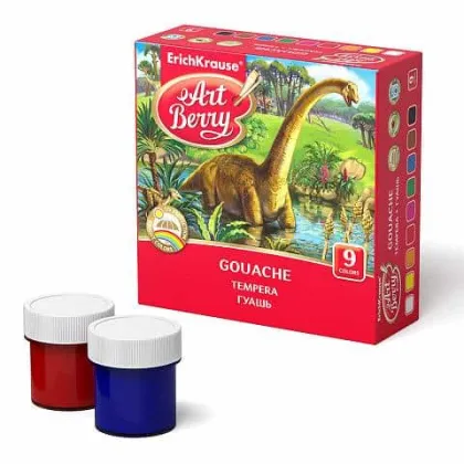 ERICHKRAUSE ARTBERRY GOUACHE WITH UV PROTECTION 9 COLORS BY 20ML 41745