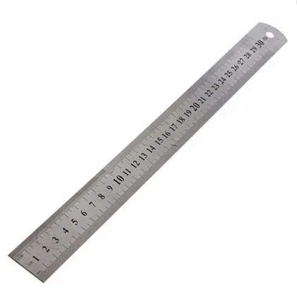 B/R ALUMINIUM RULER 30CM BR00233