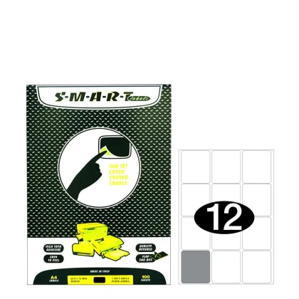 Smart Labels (63.5x72) 12 labels White/100sh