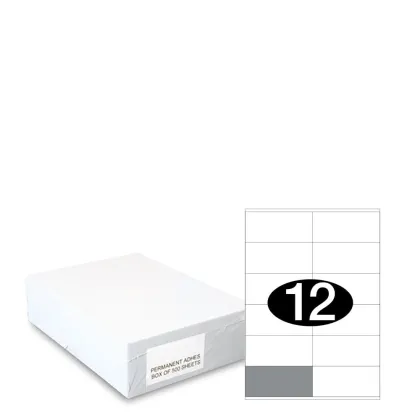 Smart Labels (105x48) 12 labels White/500sh