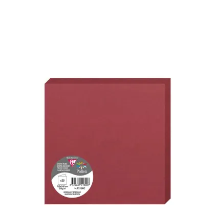 Pollen Cards 160x160mm (210gr) MAROON
