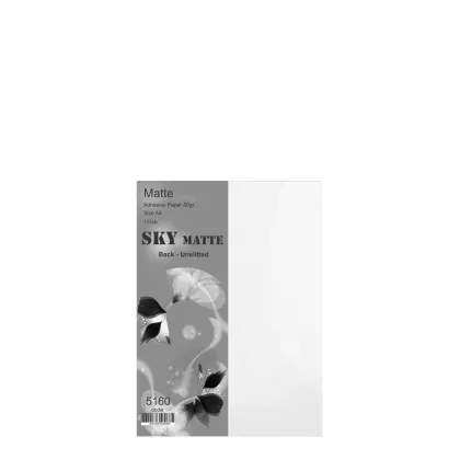 Adhesive Paper A4 (Matt) Back-Unslitted