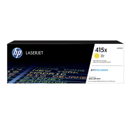 HP 415X ORIGINAL TONER YELLOW W2032X 6000 page yield