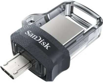 SANDISK  Ultra Dual Drive m3.0 16GB Grey &amp; Silver