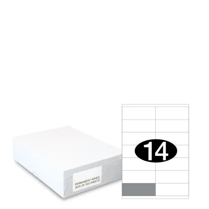 Smart Labels (105x40) 14 labels White/500sh