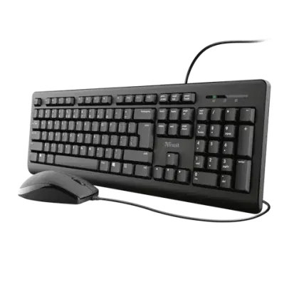 TRUST PRIMO WIRED KEYBOARD &amp; MOUSE US 23970