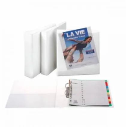 B/R PRESENTATION BINDER 2D RINGS 4CM FOR 200 SHEETS 10021