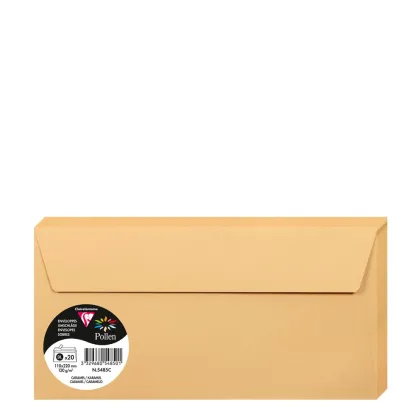 Pollen Envelopes 110x220mm (120gr) CARAMEL