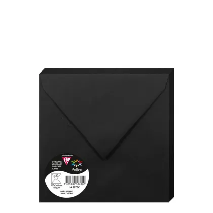 Pollen Envelopes 165x165mm (120gr) BLACK