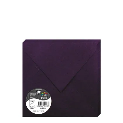 Pollen Envelopes 165x165mm (120gr) PURPLE metallic