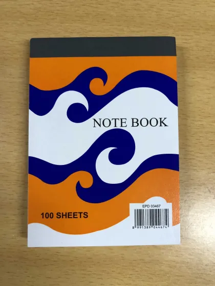 NOTEBOOK A7 100 SHEETS EPD03467