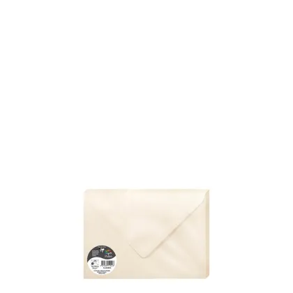Pollen Envelopes 75x100mm (120gr) CREAM metallic