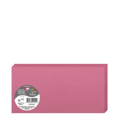 Pollen Cards 106x213mm (210gr) PINK HYDRANGEA