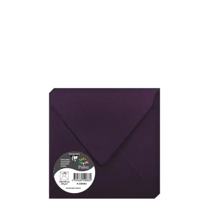 Pollen Envelopes 140x140mm (120gr) PURPLE metallic