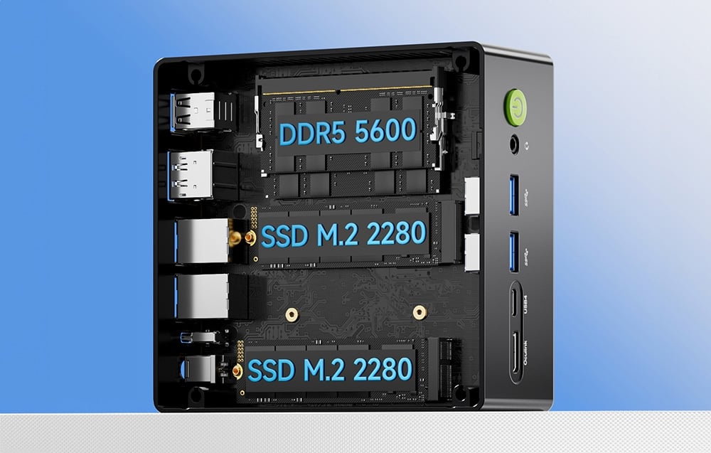 Dual-channel DDR5 memory
