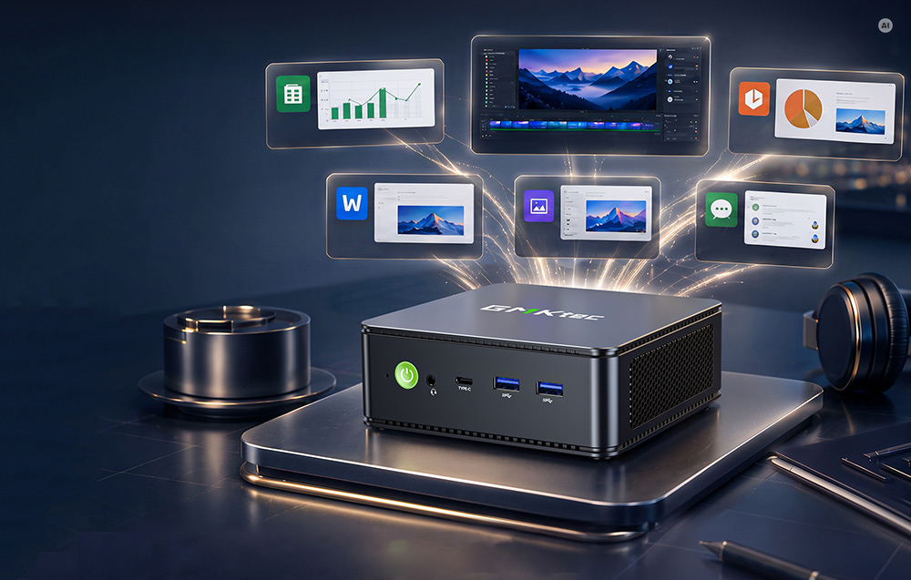 GMKTEC M5S Mini PC with Ryzen 3 5400U, 16GB, and 256GB