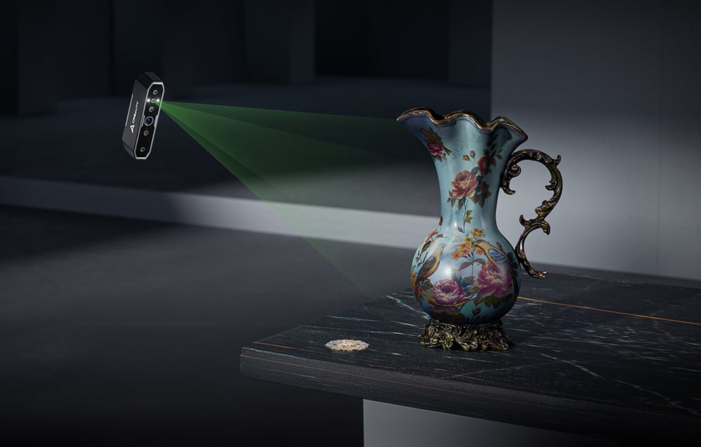 Spray-free scanning