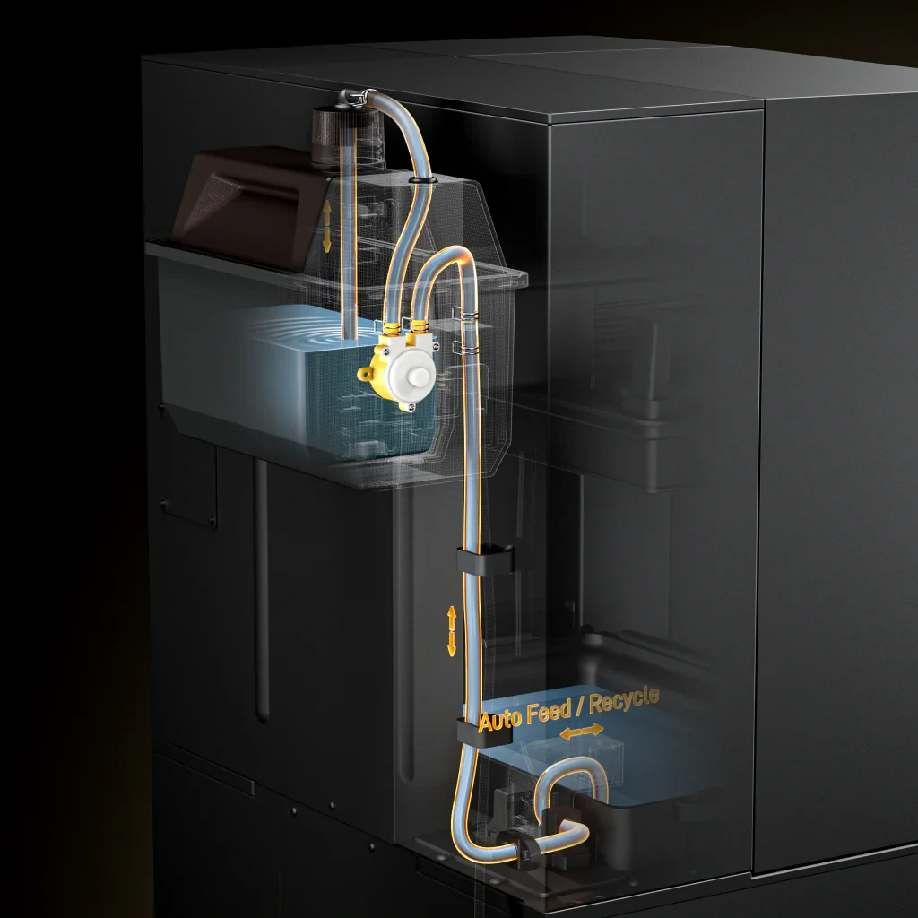 Automated Resin Feeding and Recycling System