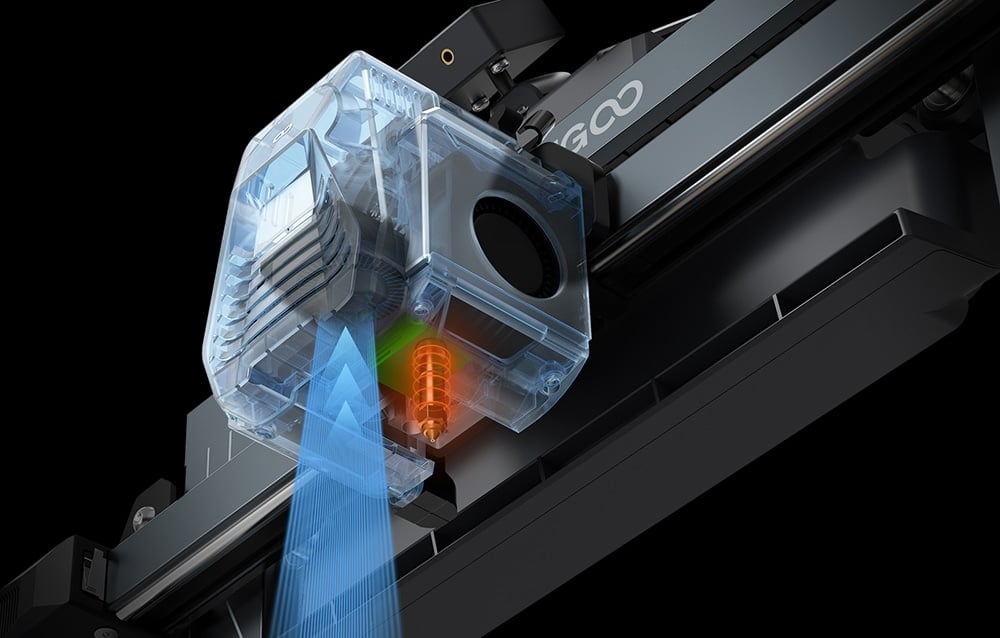 Improved hotend and efficient extruder