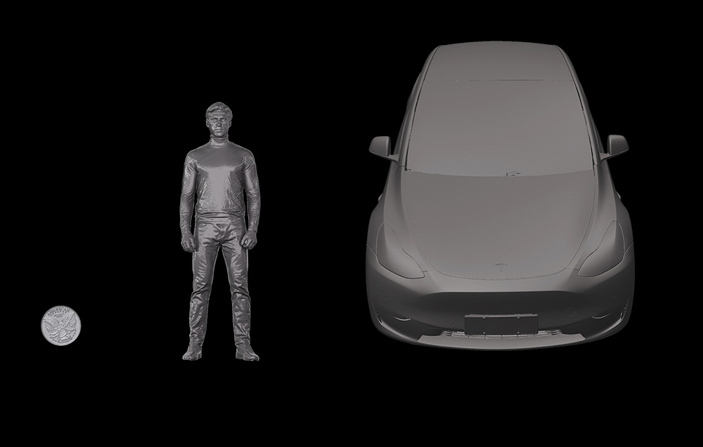 Fast and accurate scanning of people