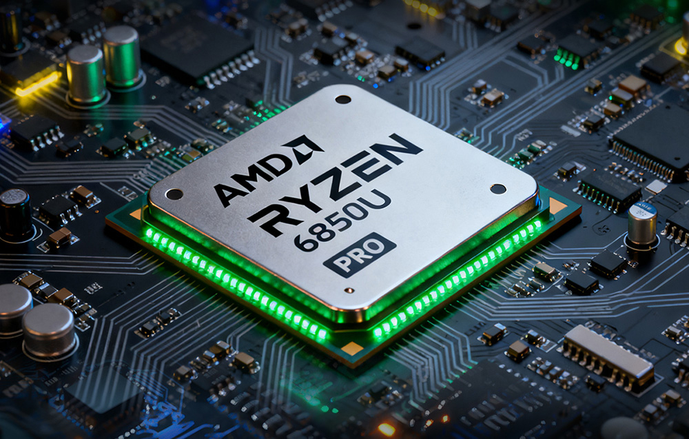 High-performance AMD Ryzen 7 PRO 6850U processor