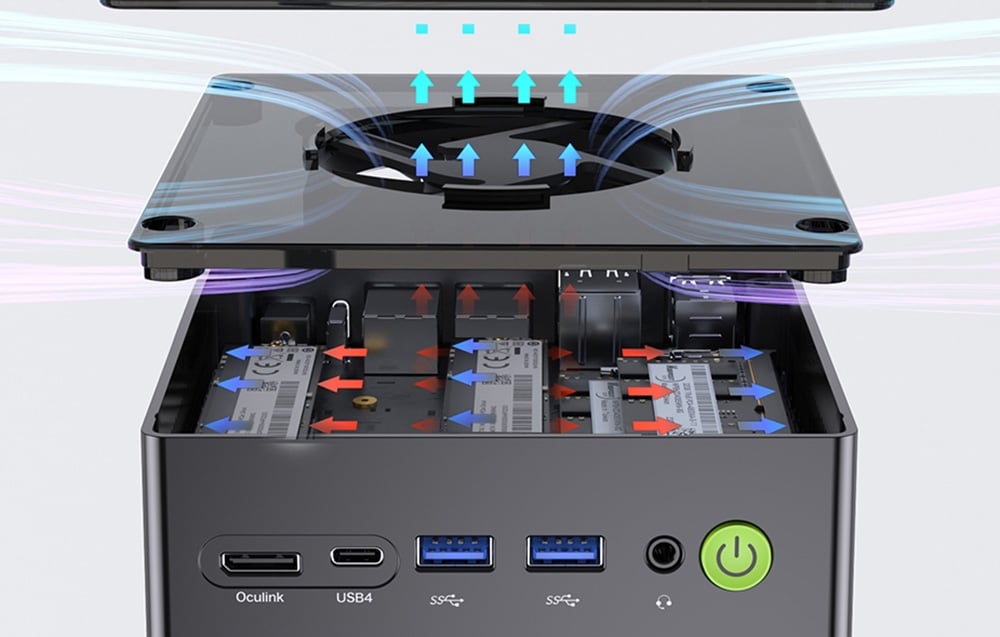 Efficient active cooling