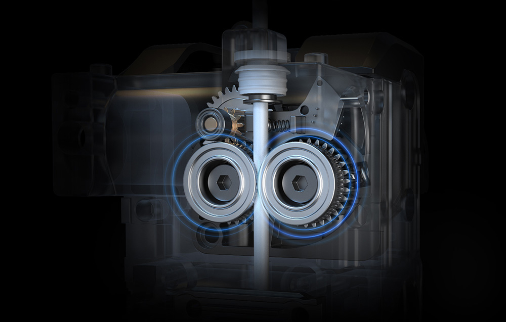 Jam-free printing - new generation extruder