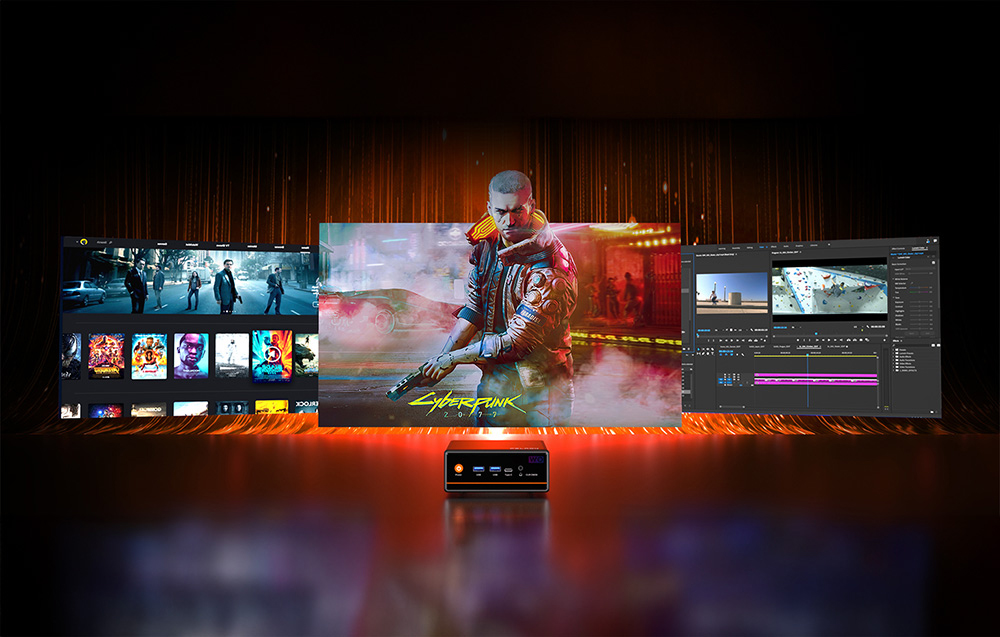 AMD Radeon graphics and support for three monitors